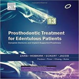 Prosthodontic Treatment for Edentulous Patient 13th-edition