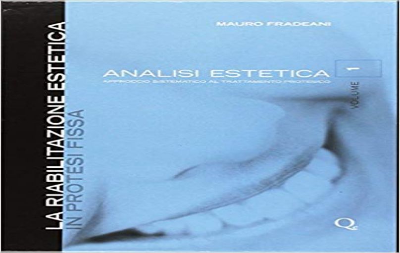 Esthetic rehabilitation in fixed prosthodontics Vol-1-download