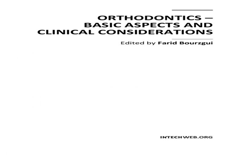 Orthodontics - Basic Aspects and Clinical Considerations(2012)-download