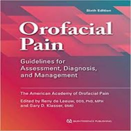 Orofacial Pain-Guidlines for Assessment-2018
